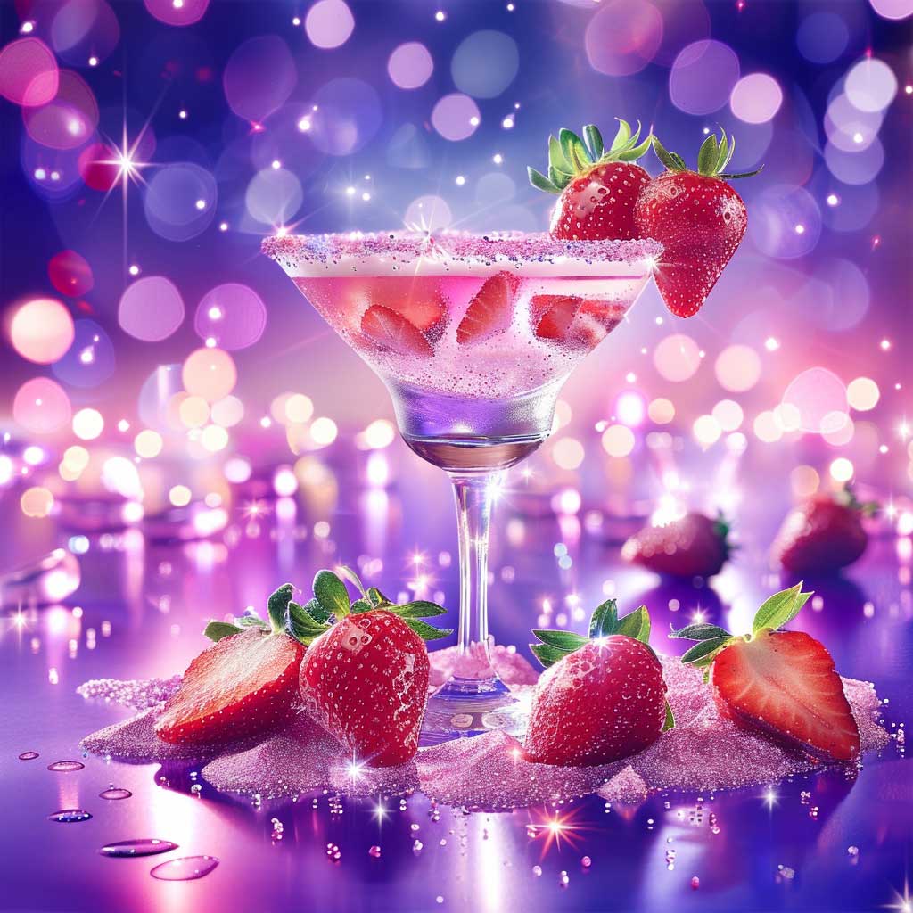 Swiftie Cocktail mit Erdbeeren