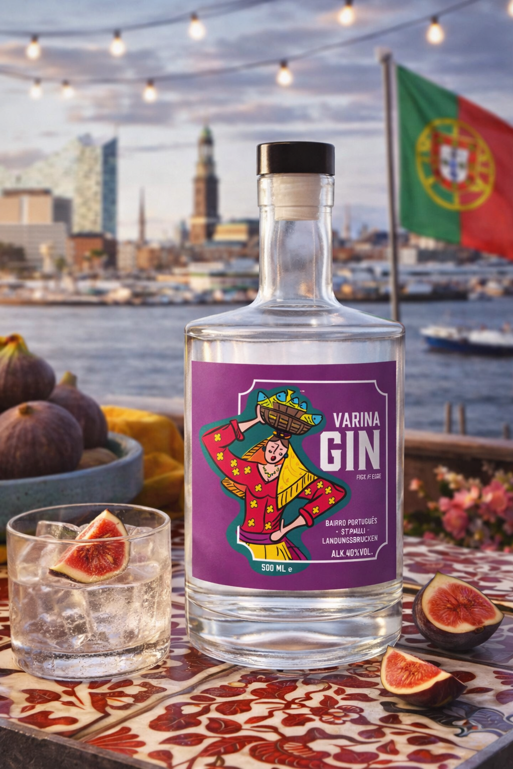 Ein Gin direkt aus dem Garten Eden – mit Wurzeln im Bairro Português zwischen St. Pauli und den Landungsbrücken.