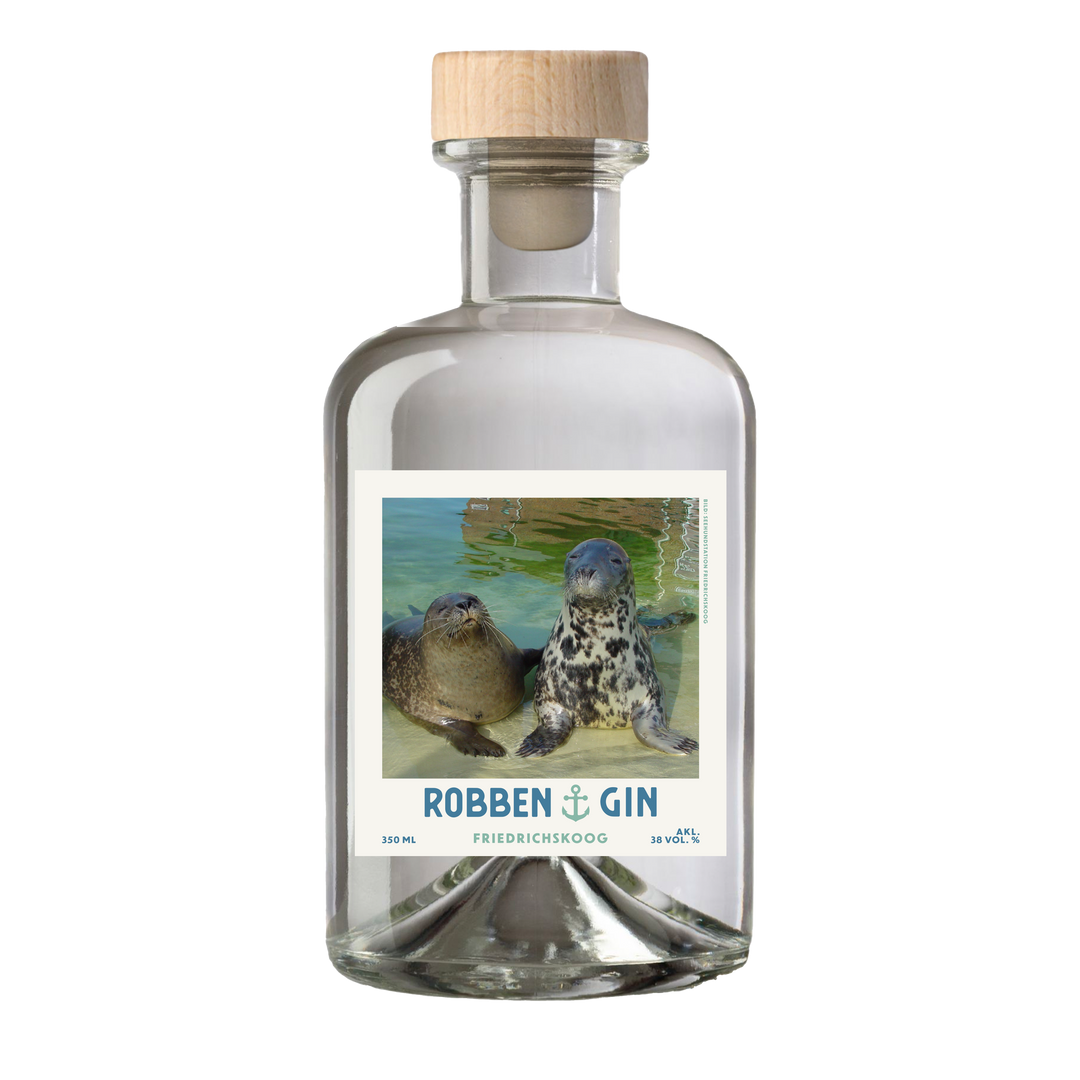 Flasche Robben Gin – limitierte Edition Friedrichskoog