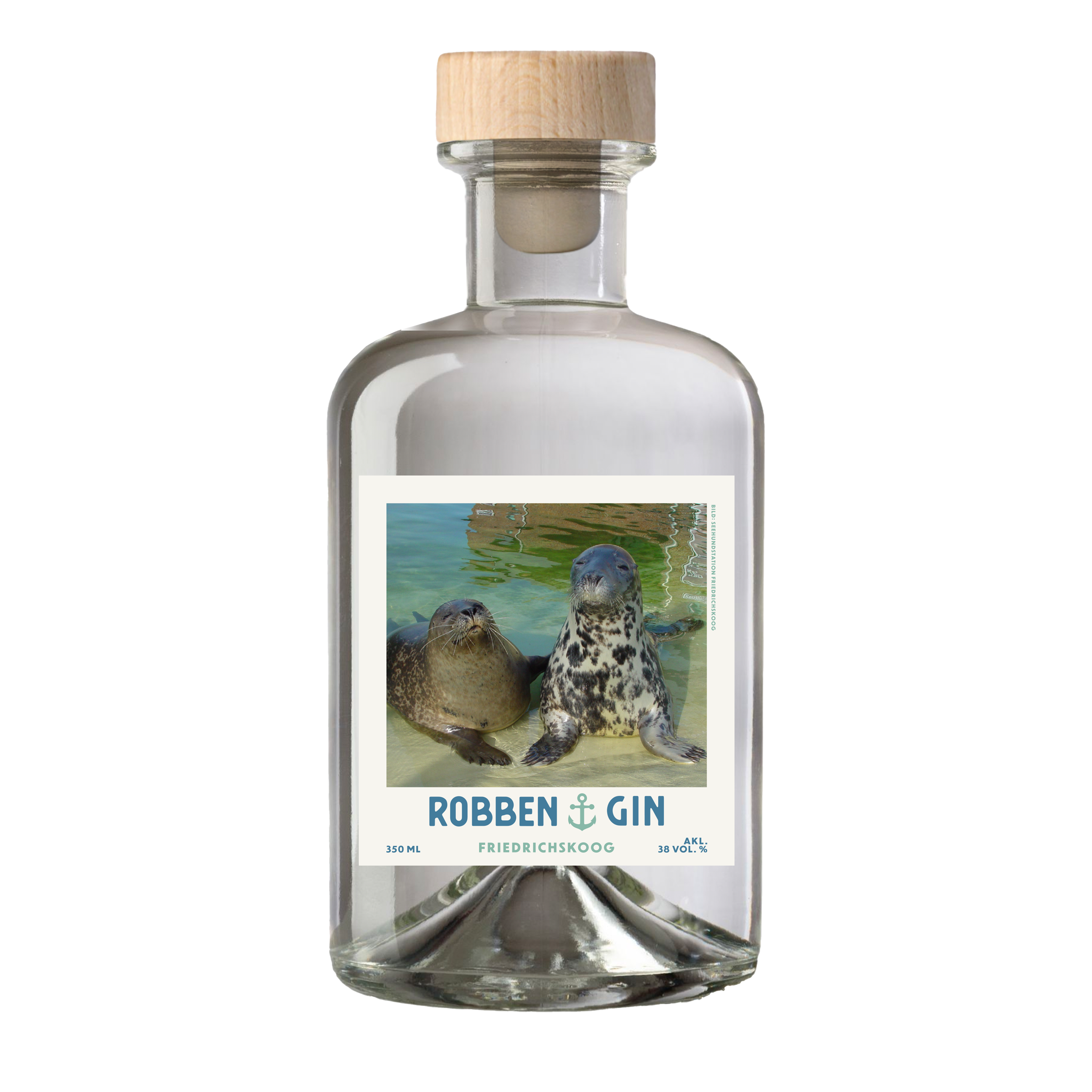 Flasche Robben Gin – limitierte Edition Friedrichskoog