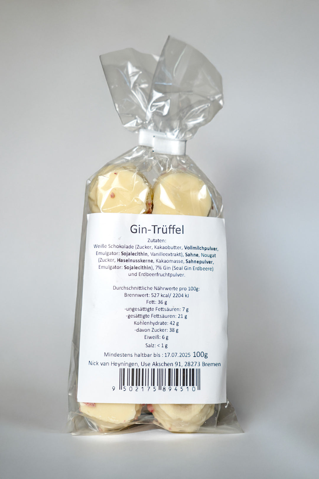LONODON DRY GIN PRALINEN - SEAL GIN