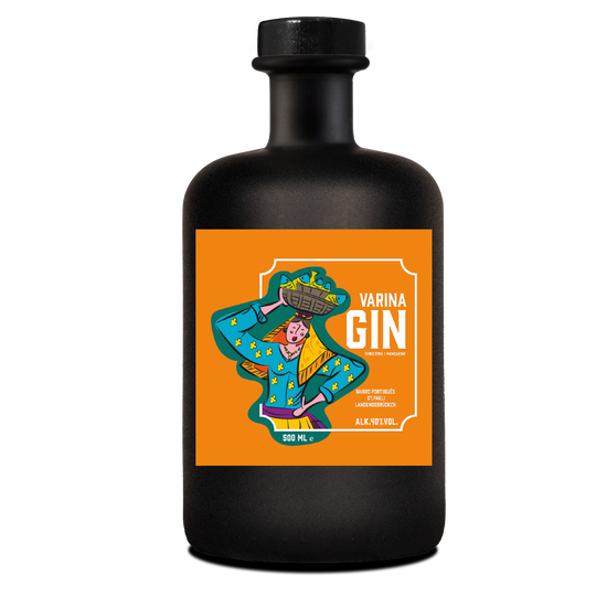Varina Gin Mandarine - Ein Gin direkt aus dem Garten Eden – mit Wurzeln im Bairro Português zwischen St. Pauli und den Landungsbrücken.